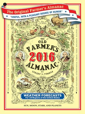 cover image of The Old Farmer's Almanac 2016